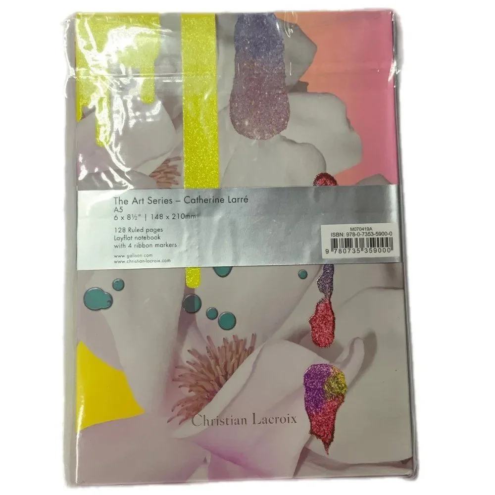 New Christian Lacroix The Art Series Catherine Larre A5 Notebook Journal 128 pgs